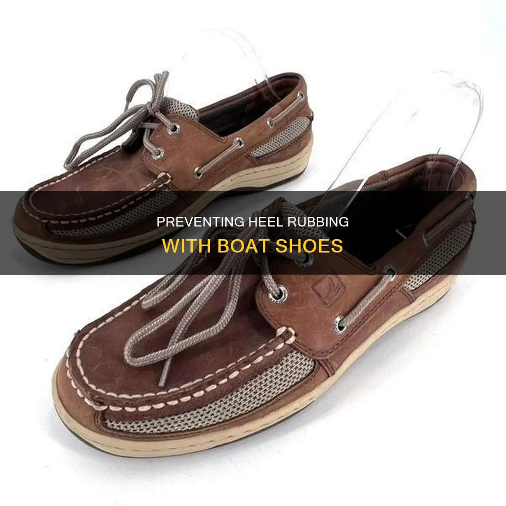 how to keep boat shoes from rubbing your heels