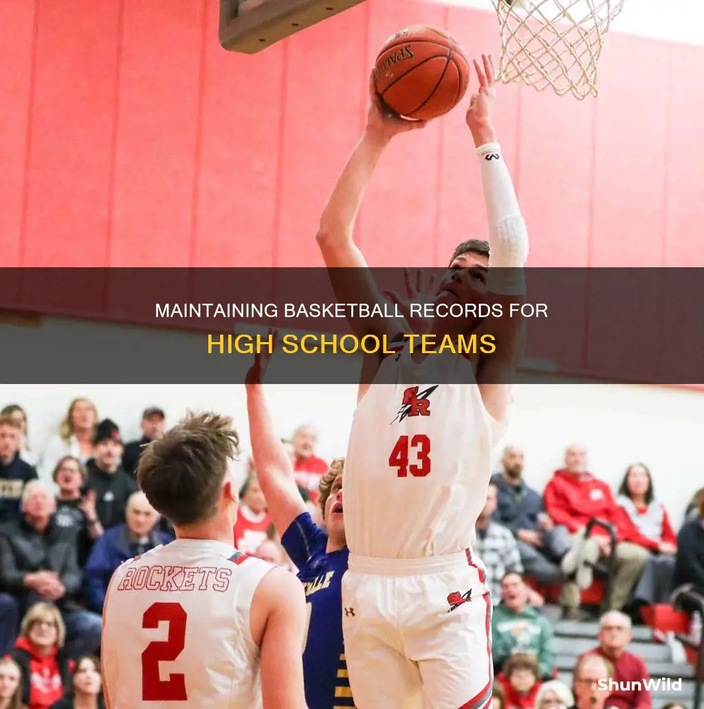 how to keep book for high school basketball