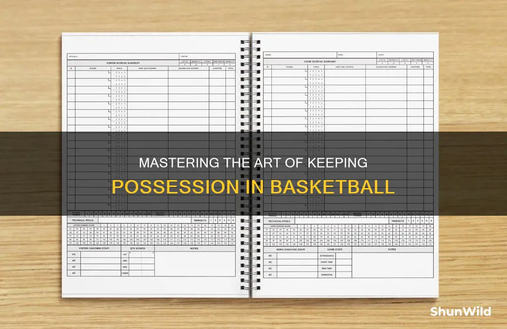 how to keep book in basketball