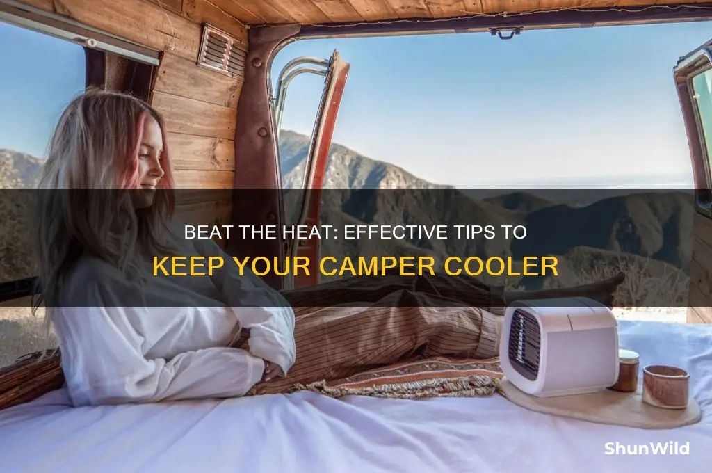 how to keep camper cooler