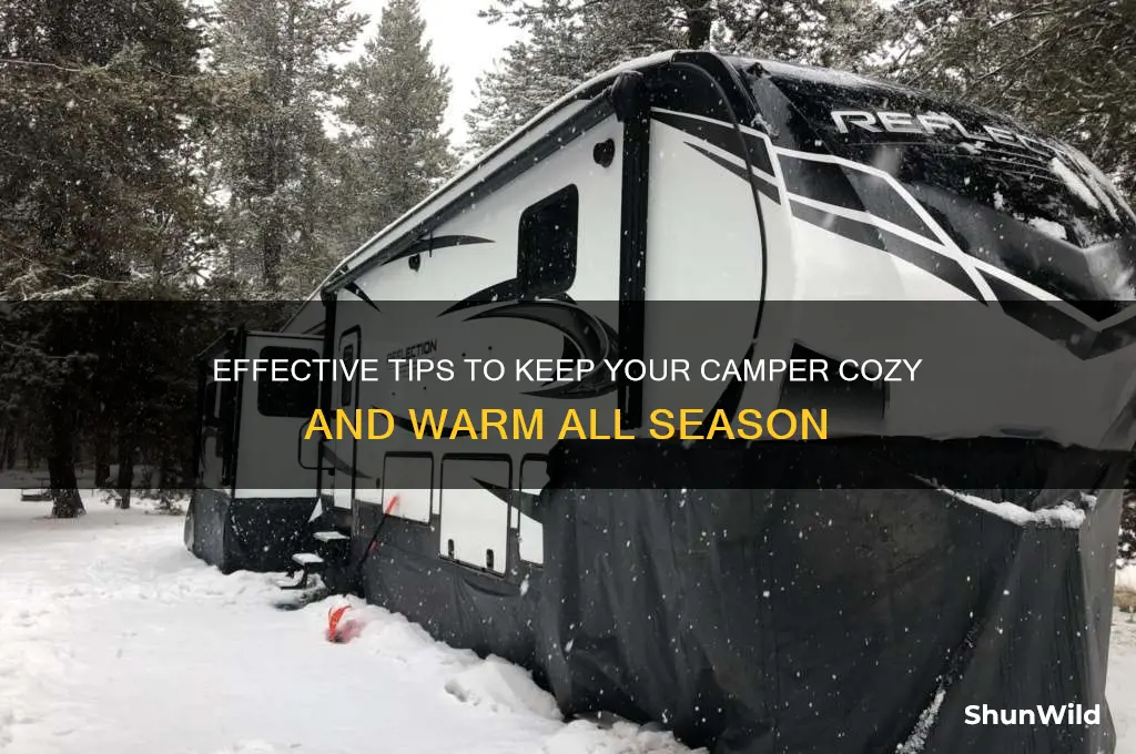 how to keep camper warm