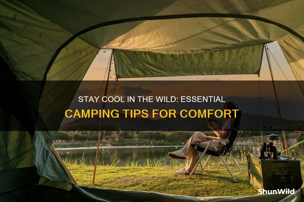 how to keep cool camping