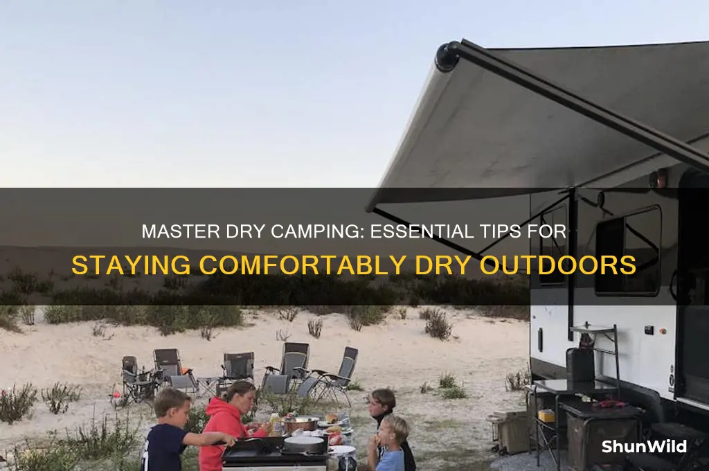 how to keep dry camping