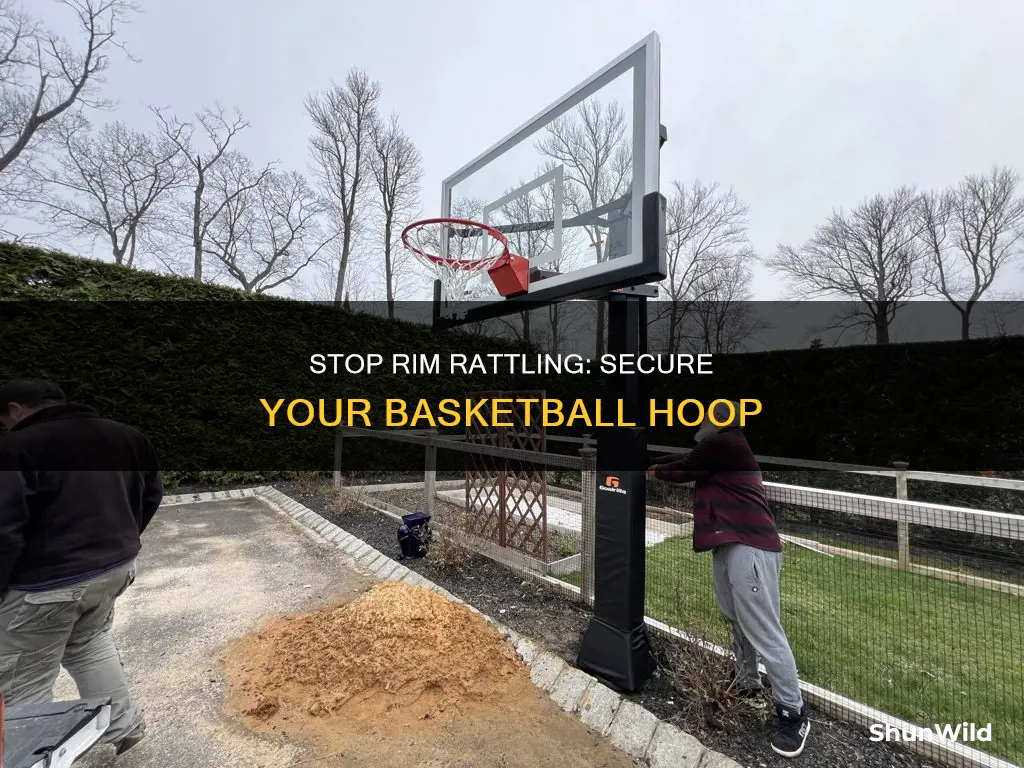 how to keep rim from rattling basketball
