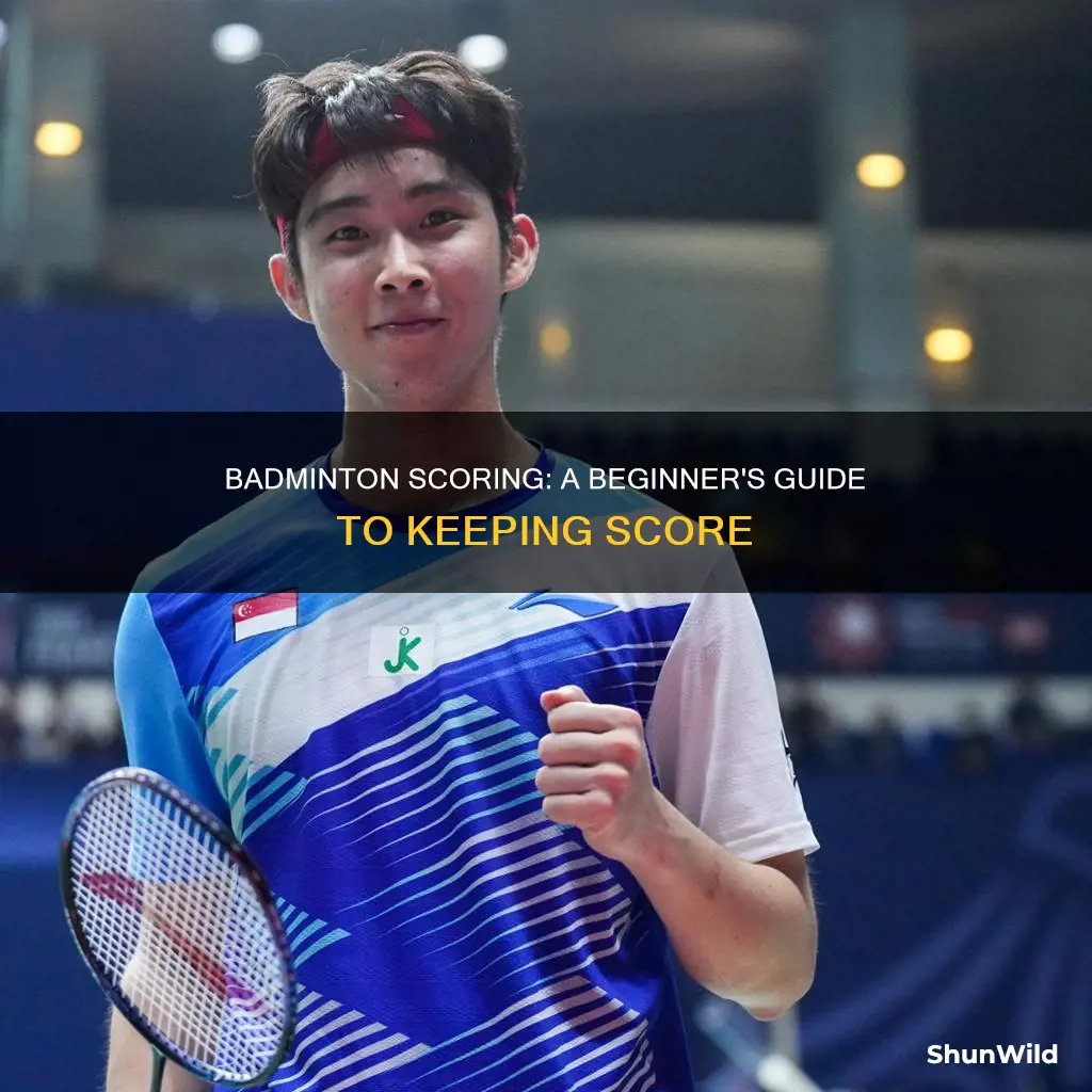 how to keep score badminton