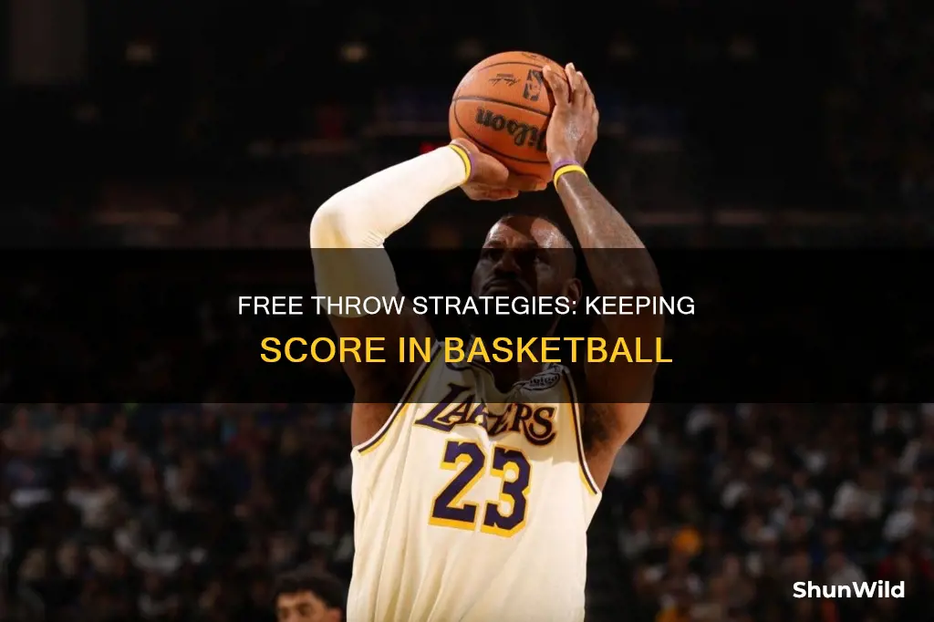 how to keep score basketball free throw