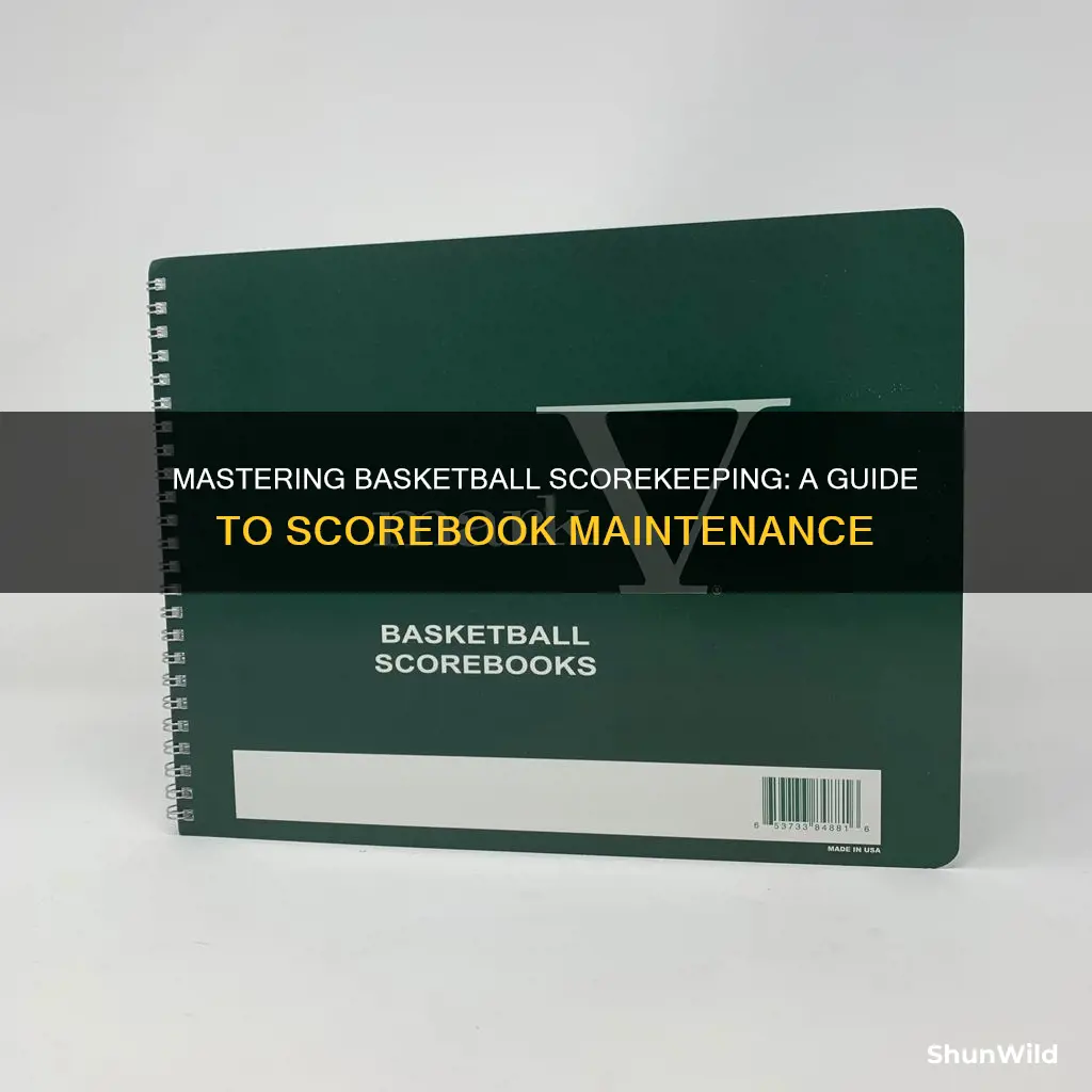 how to keep score in basketball scorebook