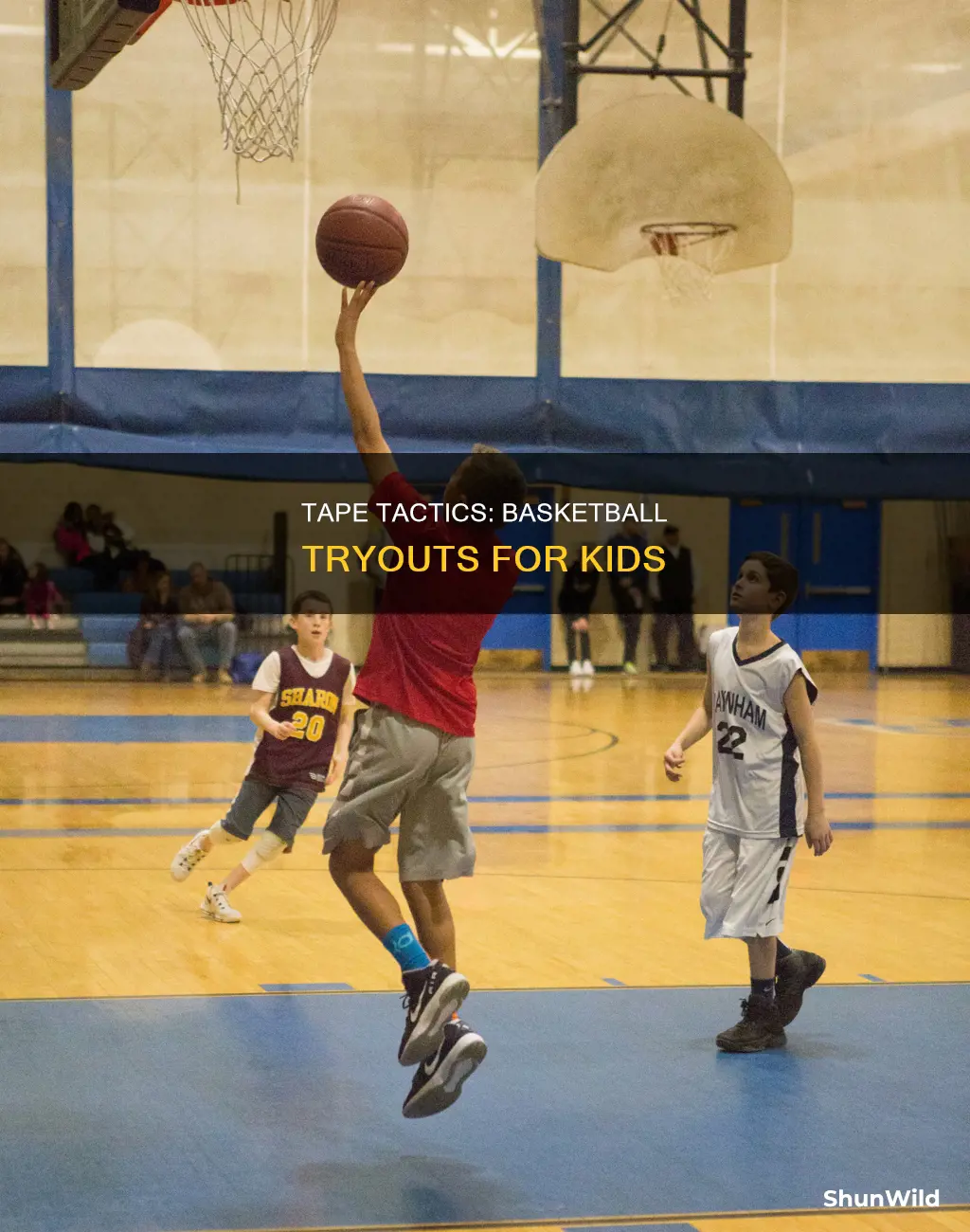 how to kids at basketball tryouts with tape
