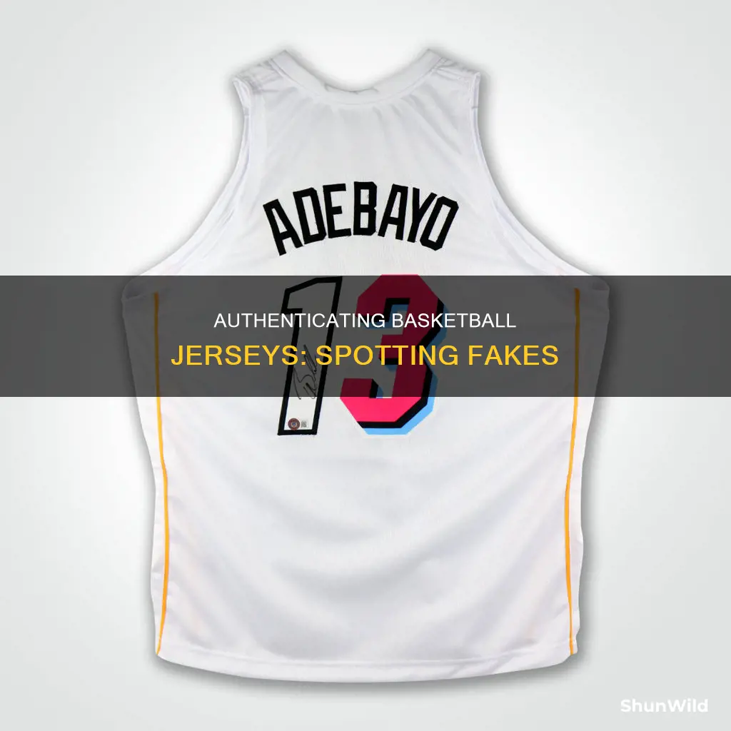how to know if a basketball jersey is real