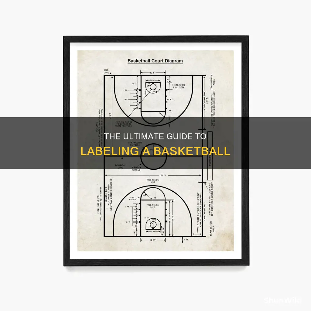 how to label a basketball