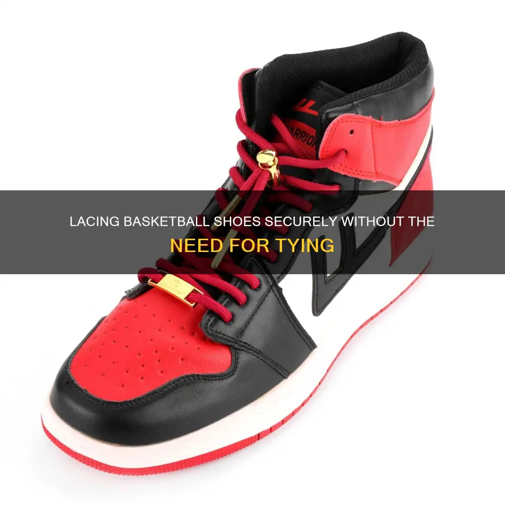 how to lace basketball shoes without tying them