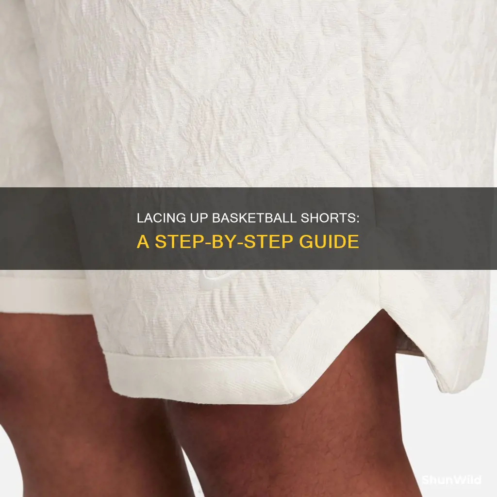how to lace basketball shorts