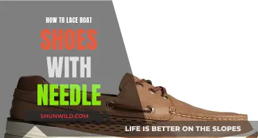 Lacing Boat Shoes: Needle Technique Explained