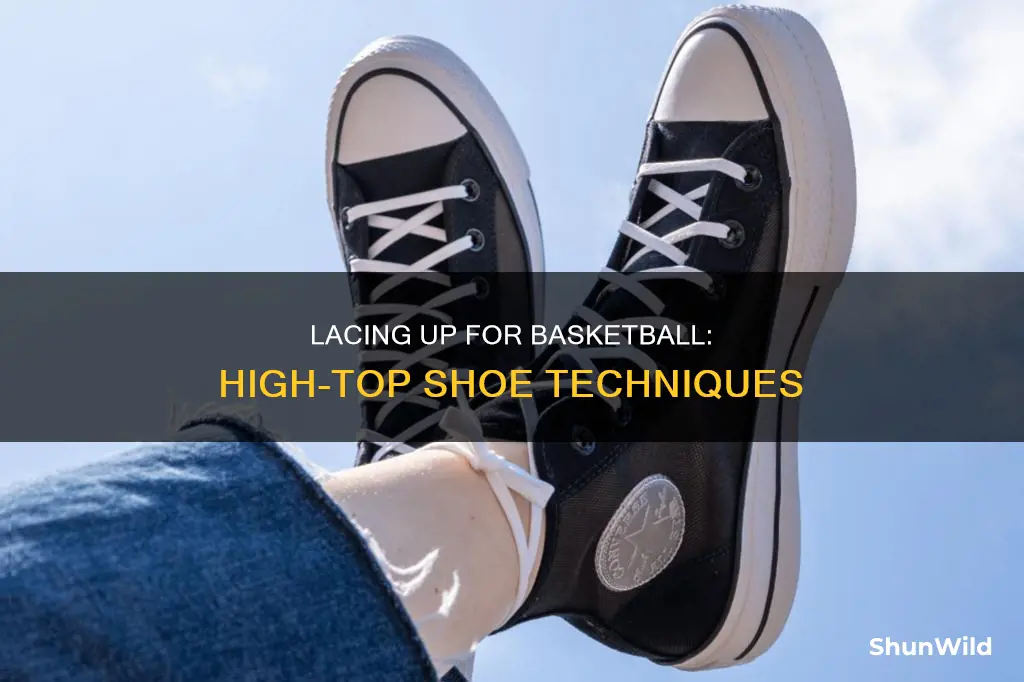 how to lace high top basketball shoes