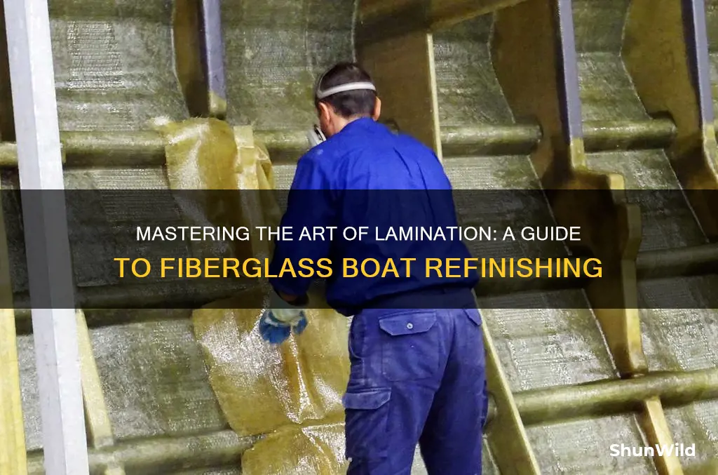 how to laminate a fiberglass boat