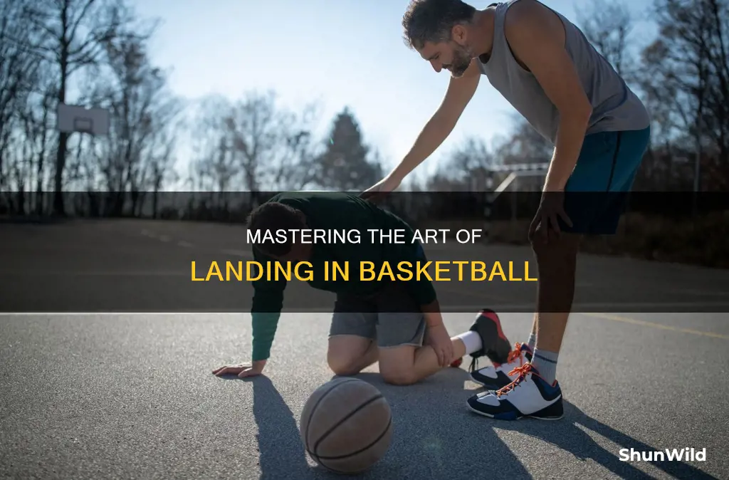 how to land in basketball
