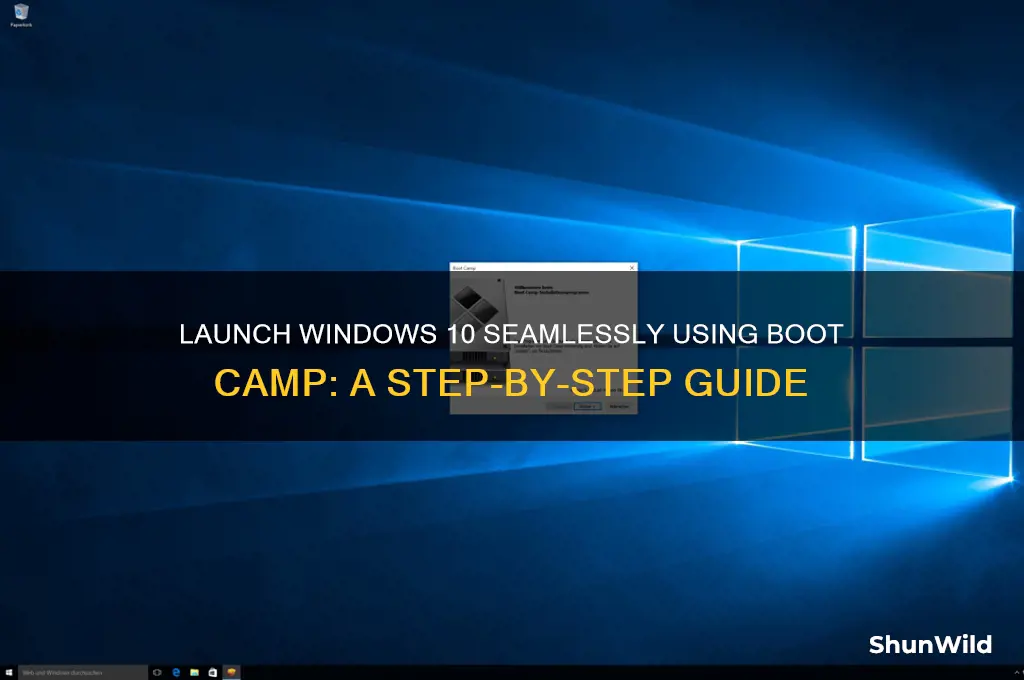 how to launch windows 10 from boot camp