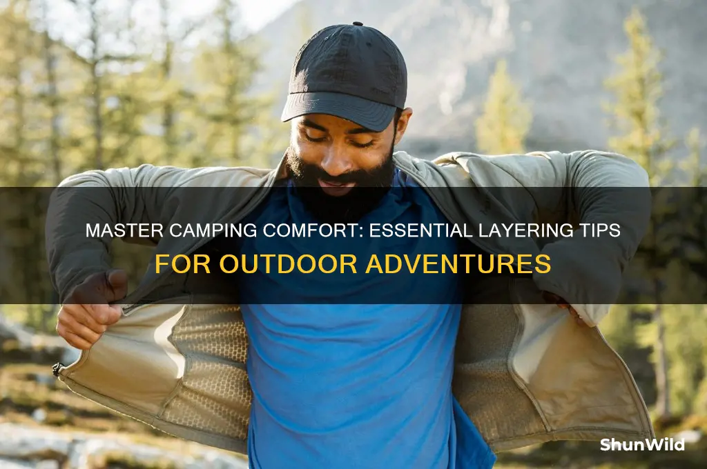 how to layer camping