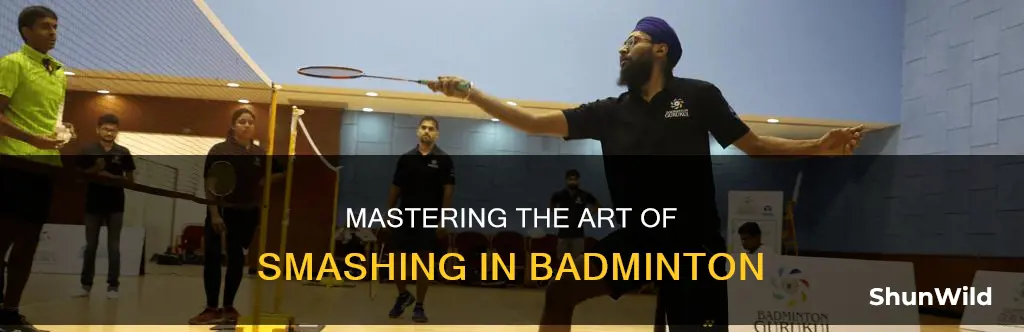 how to learn badminton smash