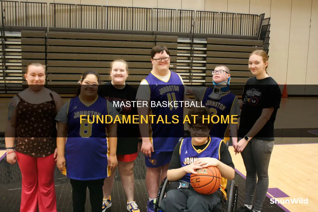 how to learn basketball at home