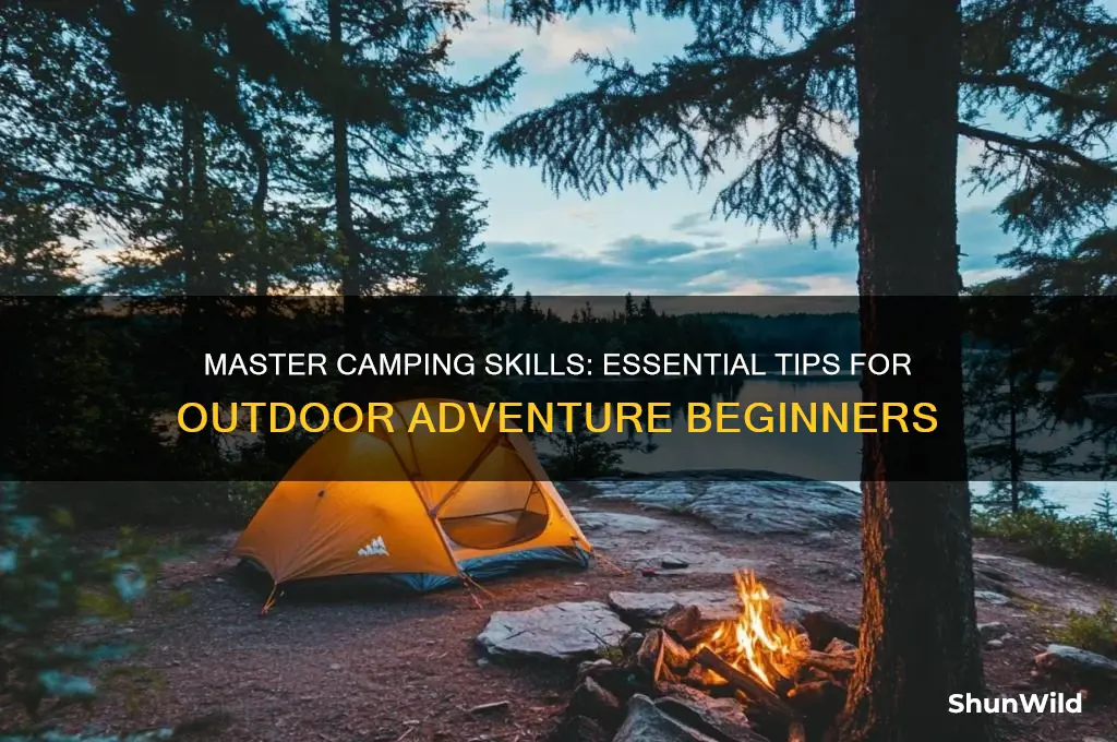 how to learn camping skills