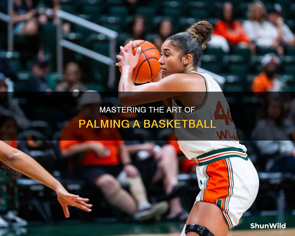 how to learn to palm a basketball