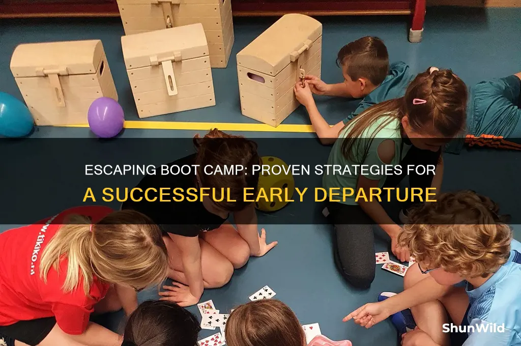 how to leave boot camp