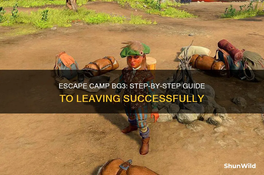 how to leave camp bg3