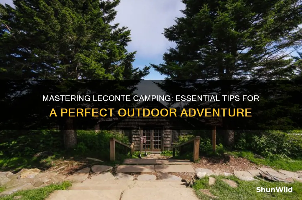 how to leconte camp