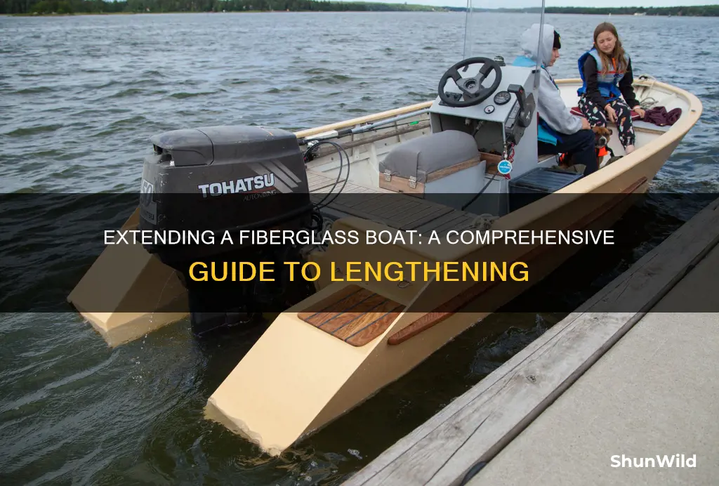 how to lengthen a fiberglass boat