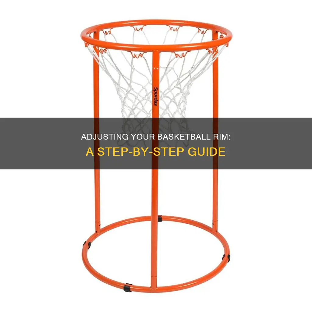 how to level a basketball rim