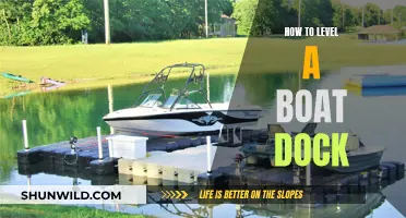 The Art of Leveling a Boat Dock