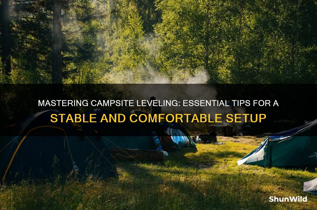 how to level a camp