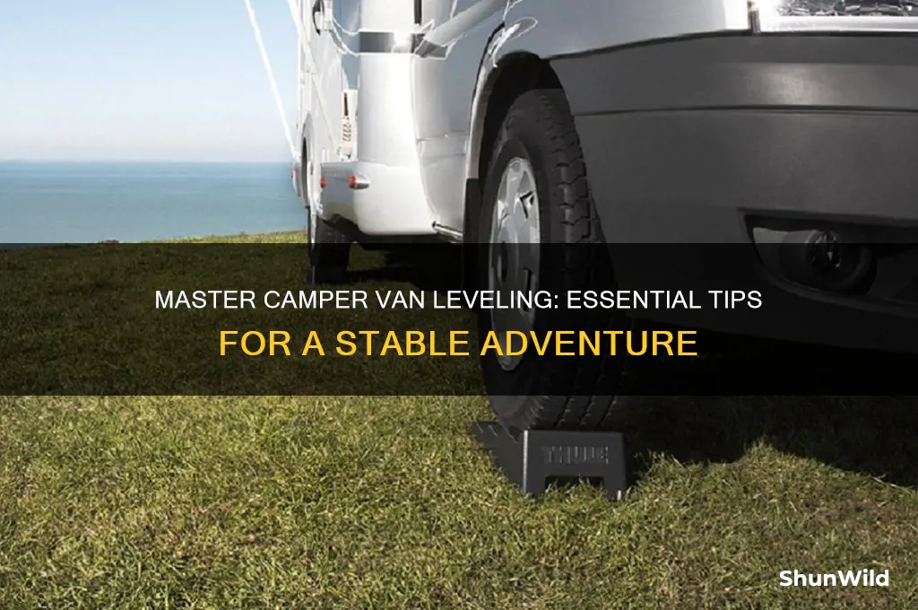 how to level camper van