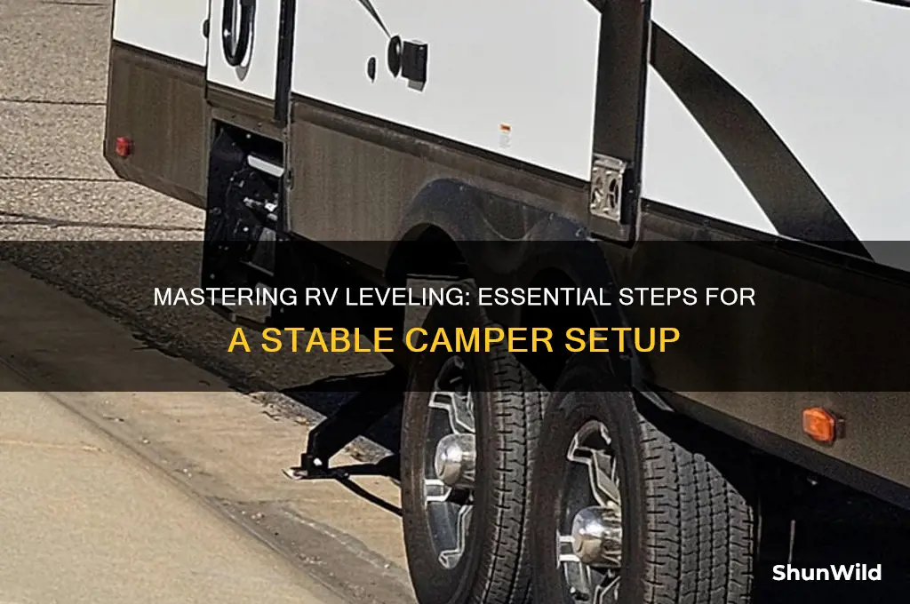 how to level rv camper