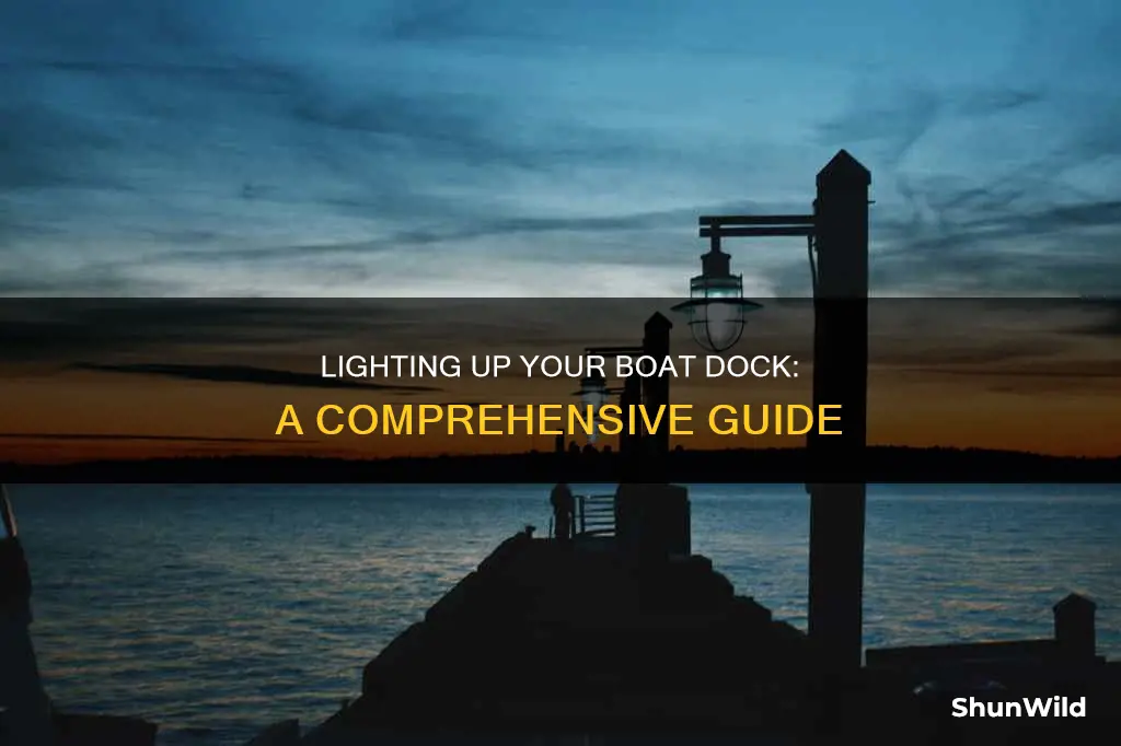 how to light a boat dock