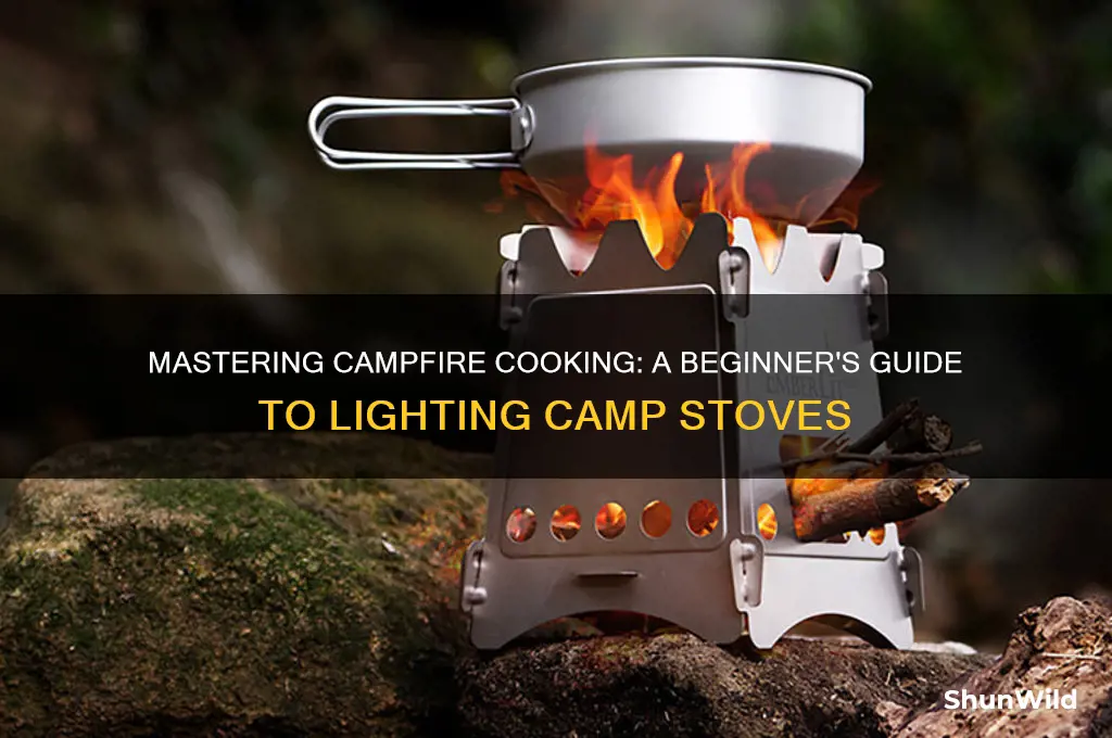how to light camp stove