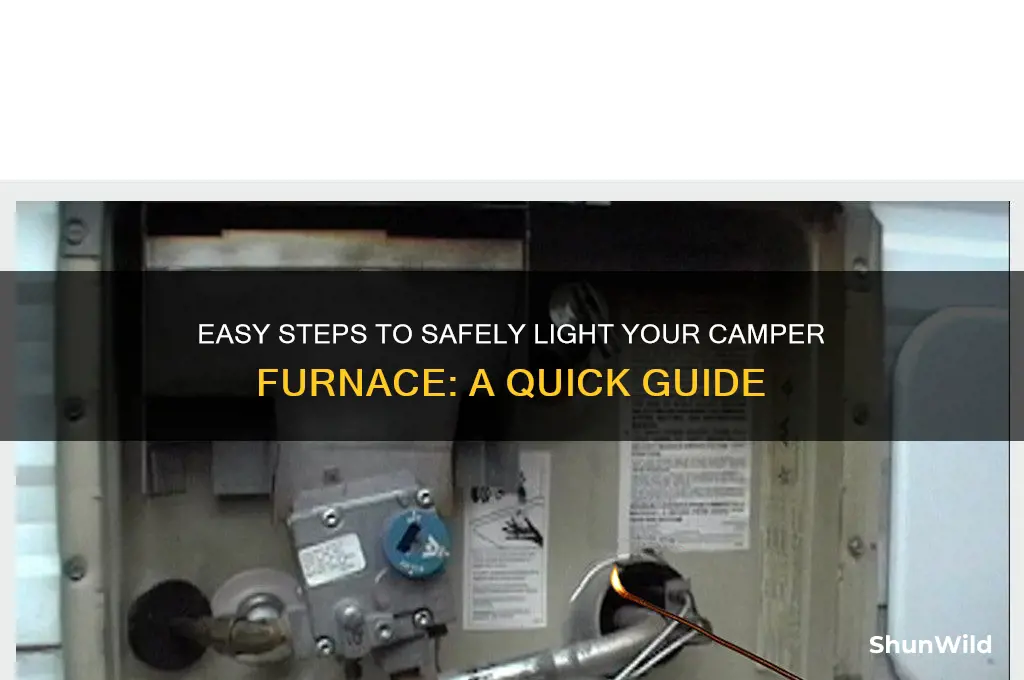 how to light camper furnace