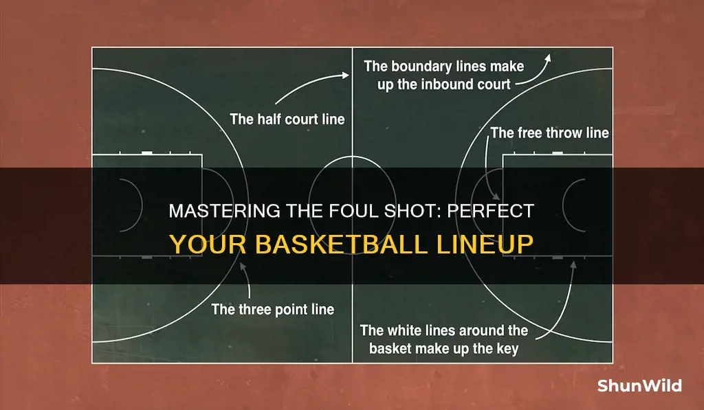 how to line up for foul shots in basketball