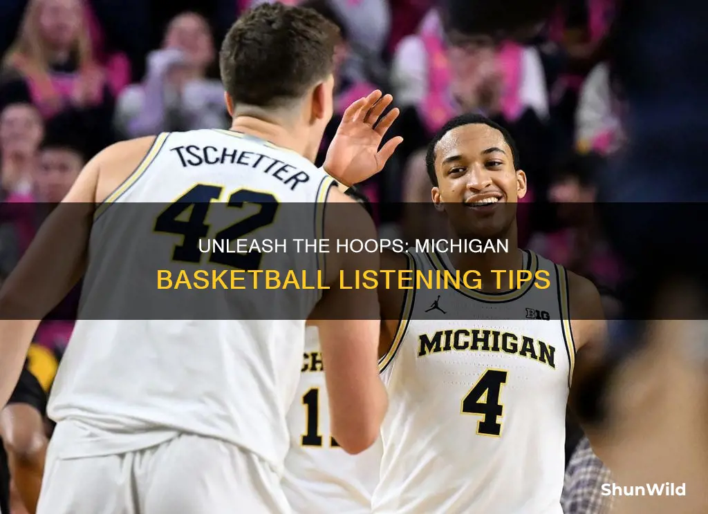 how to listen to michigan basketball without using data