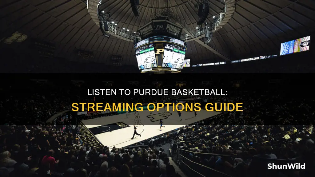 how to listen to purdue basketball