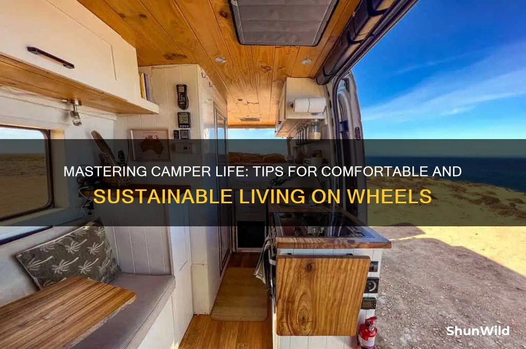 how to live in camper