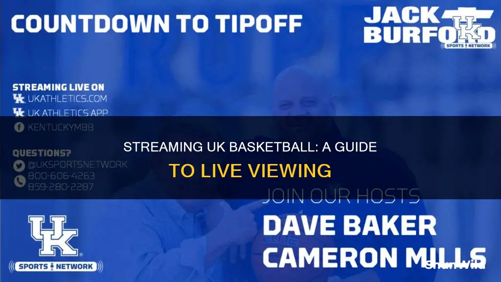 how to live stream uk basketball