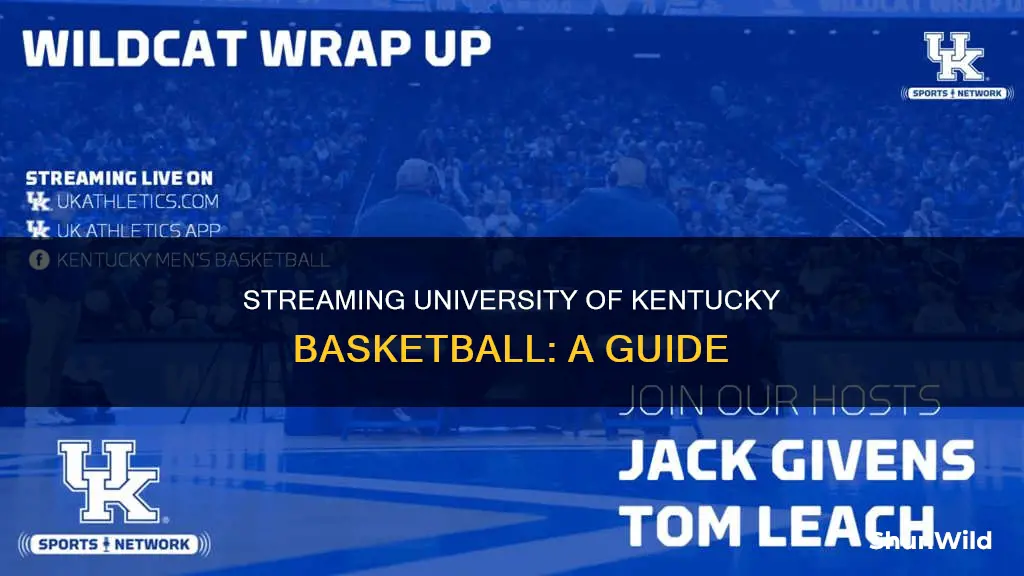 how to live stream university of kentucky basketball