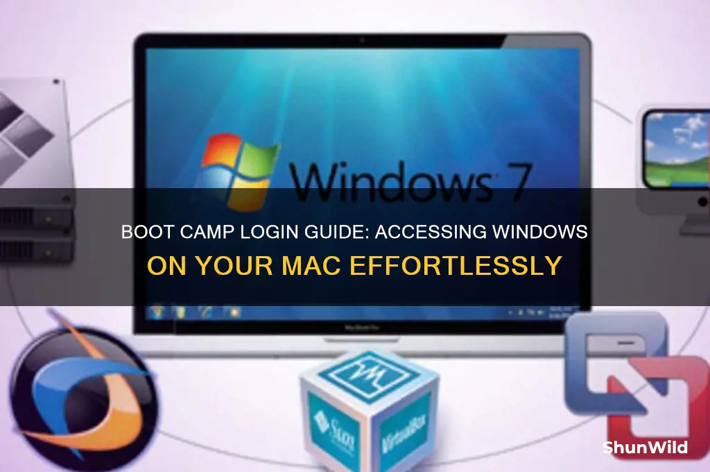how to log into windows on boot camp