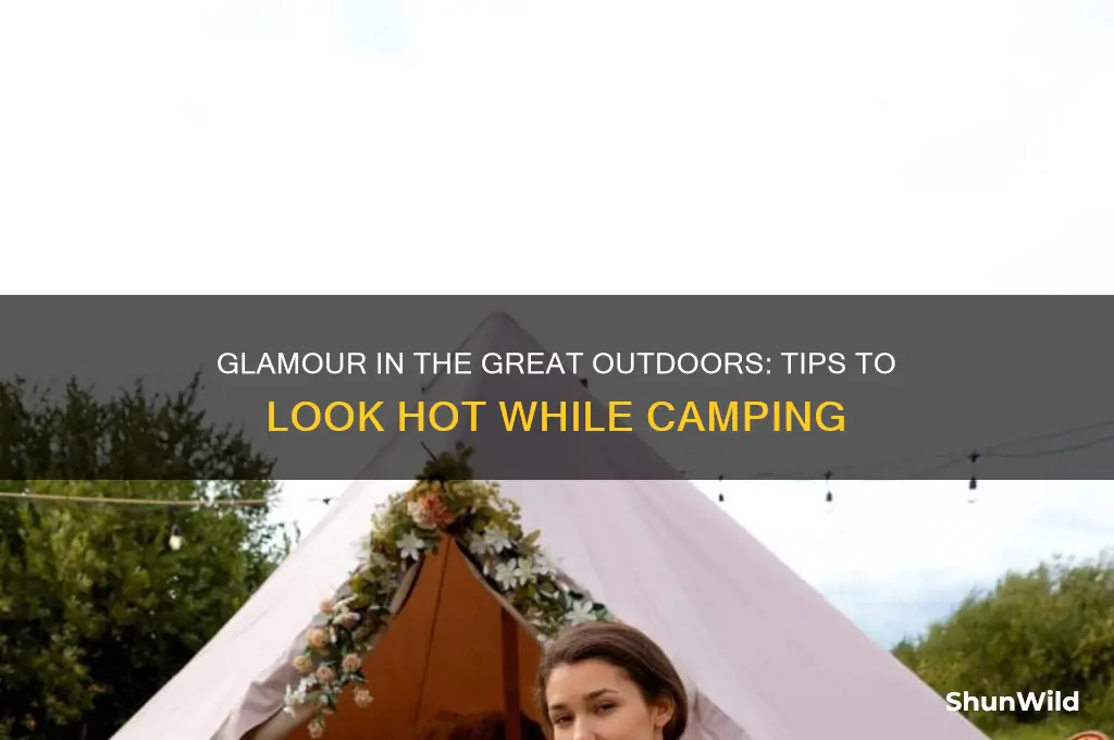 how to look hot camping