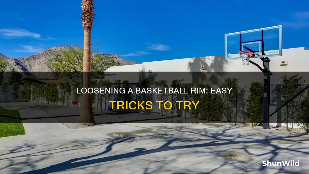 how to loosen a basketball rim