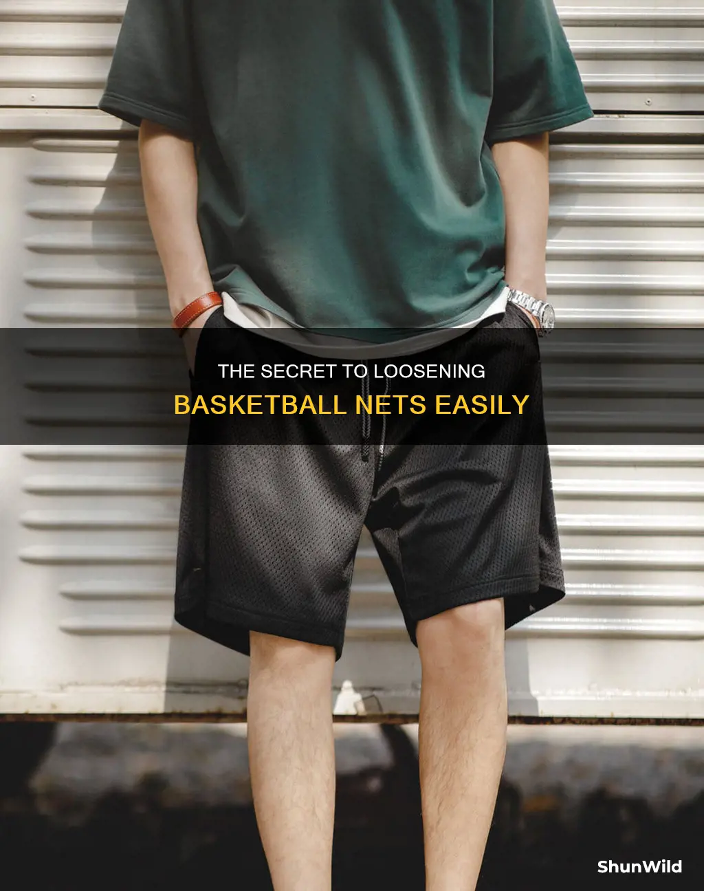 how to loosen basketball net