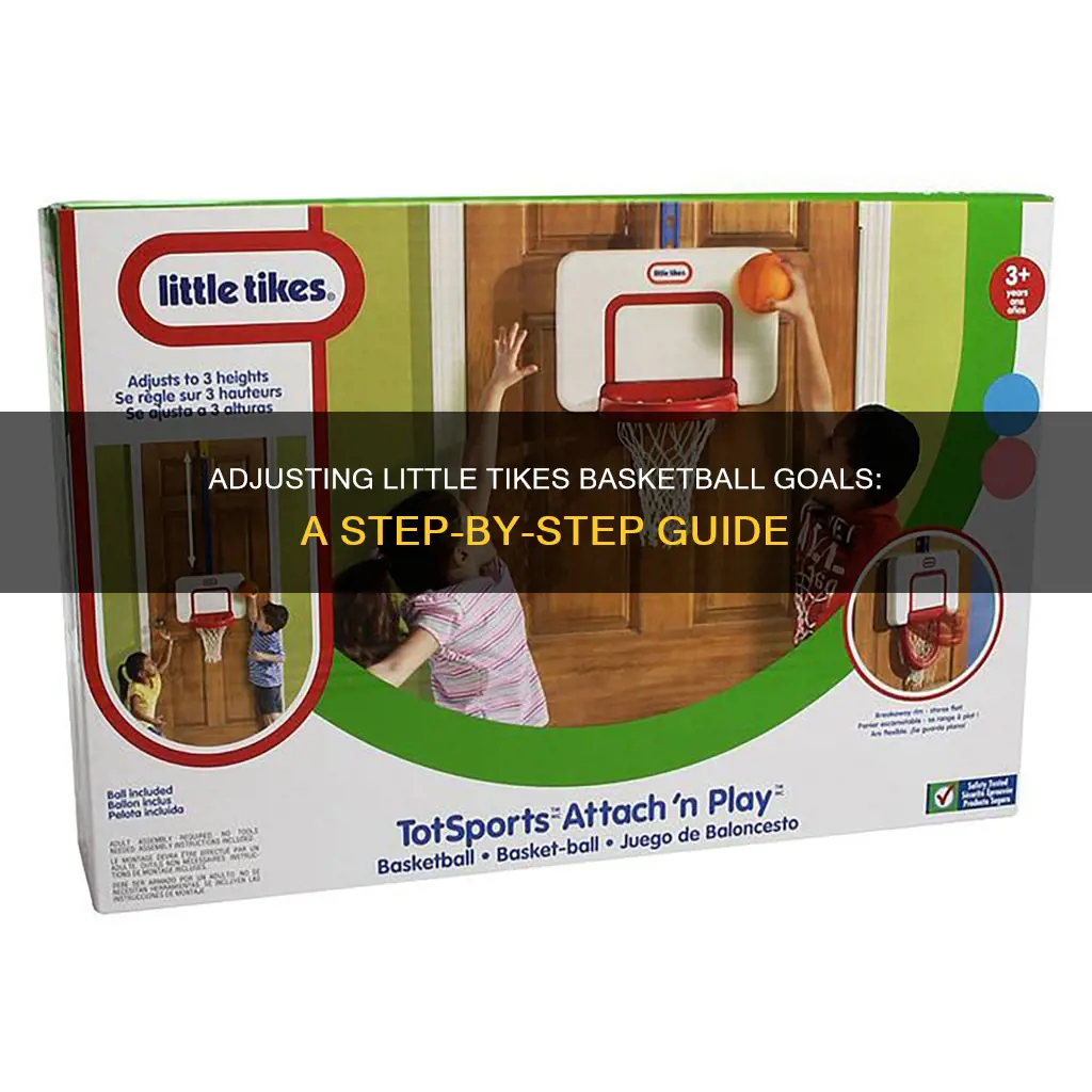 how to lower little tikes basketball goal