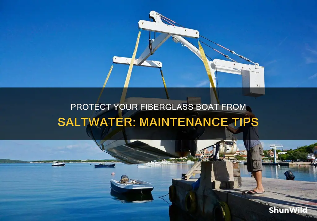 how to maintain fiberglass boat saltwater